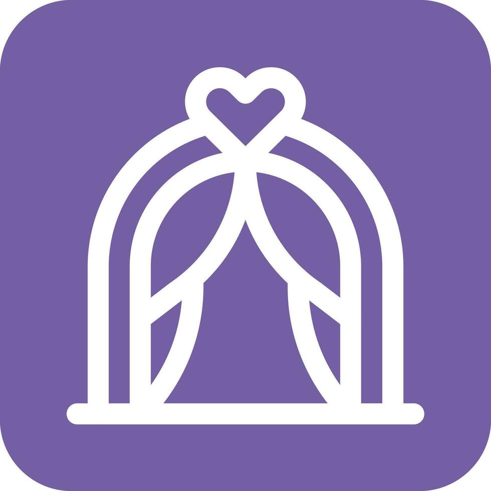 Wedding Arch Vector Icon