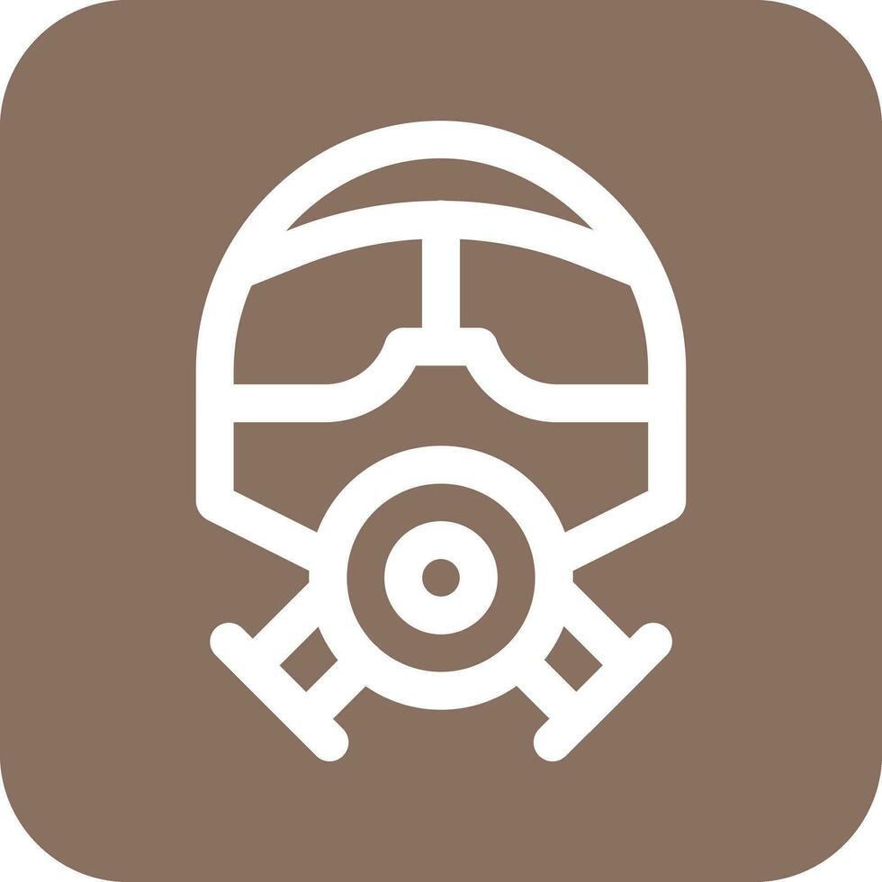 Fireman Mask Vector Icon