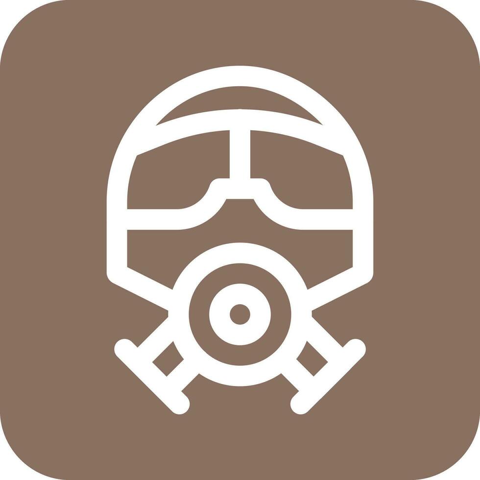 Fireman Mask Vector Icon