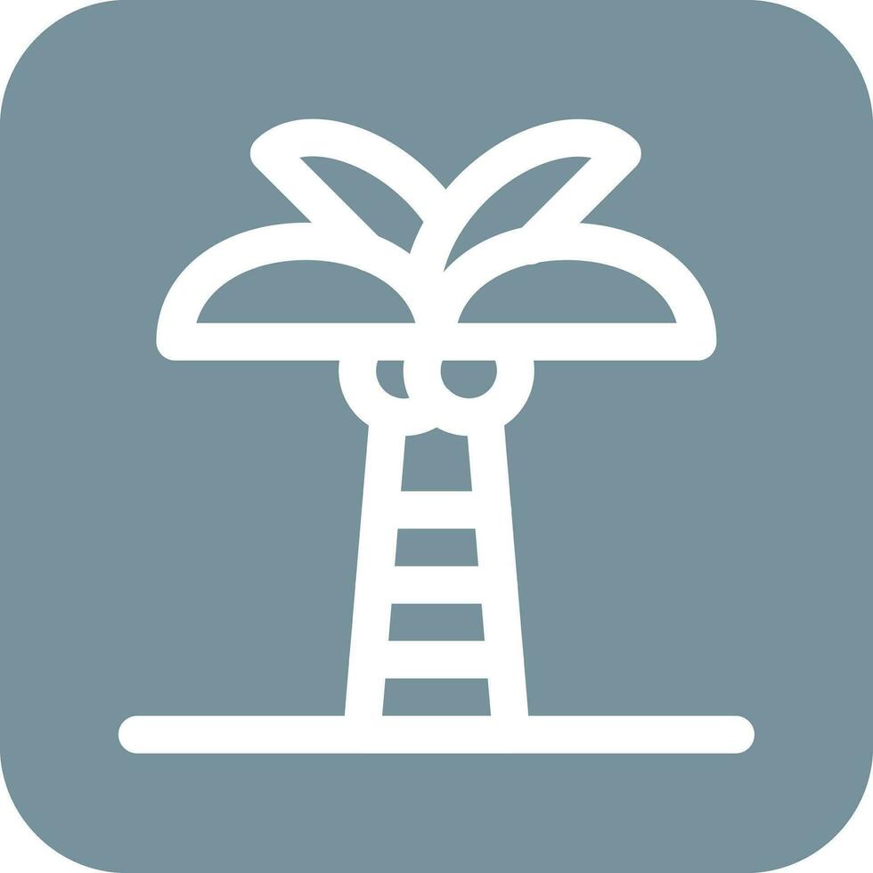 Coconut Tree Vector Icon