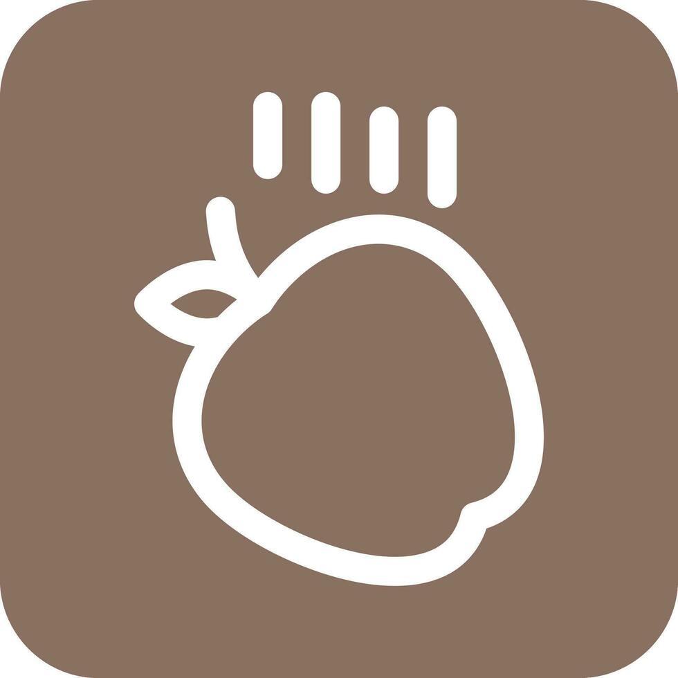 Falling Apple Vector Icon