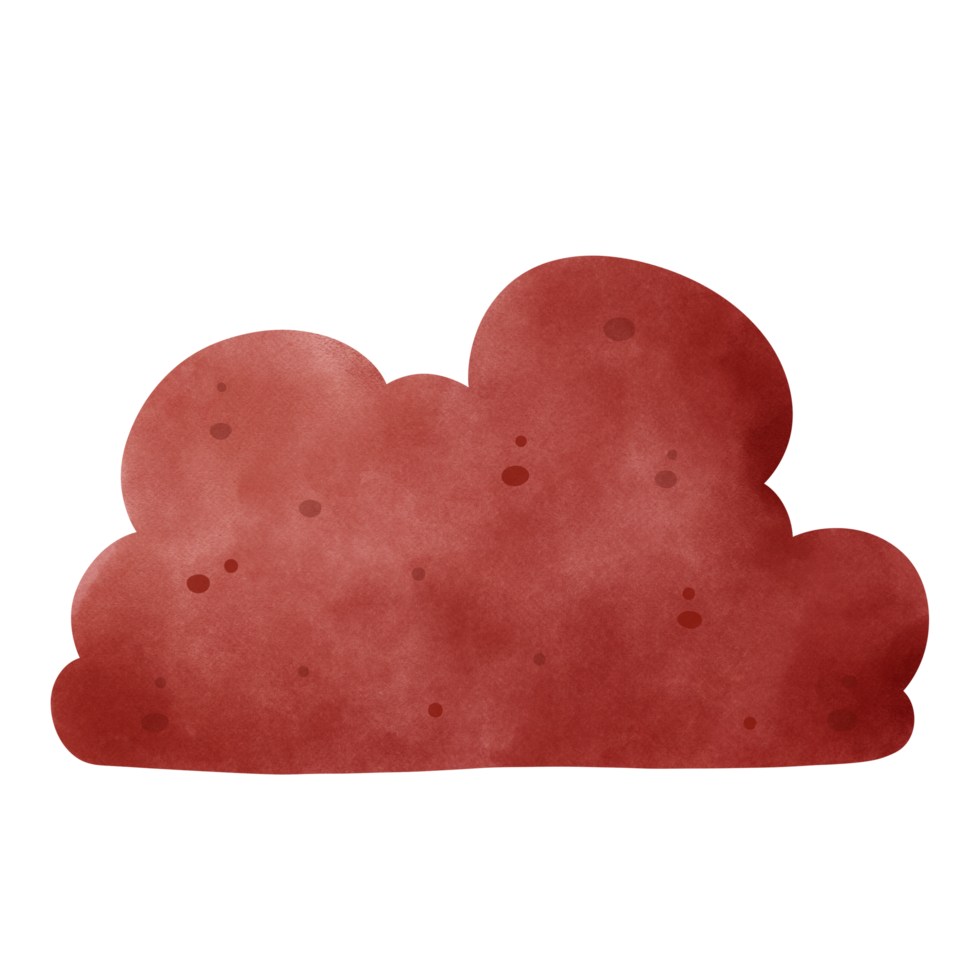 dessin animé dessin de rouge buisson png