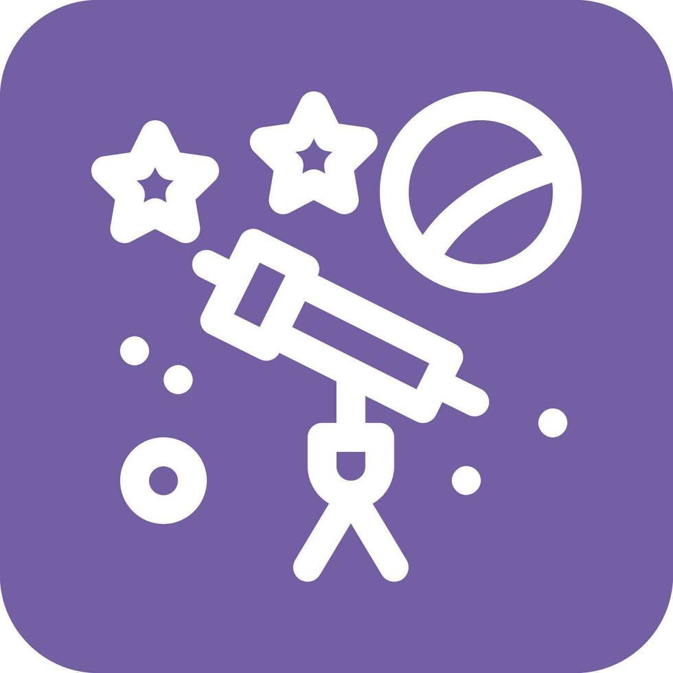 icono de vector de astronomía