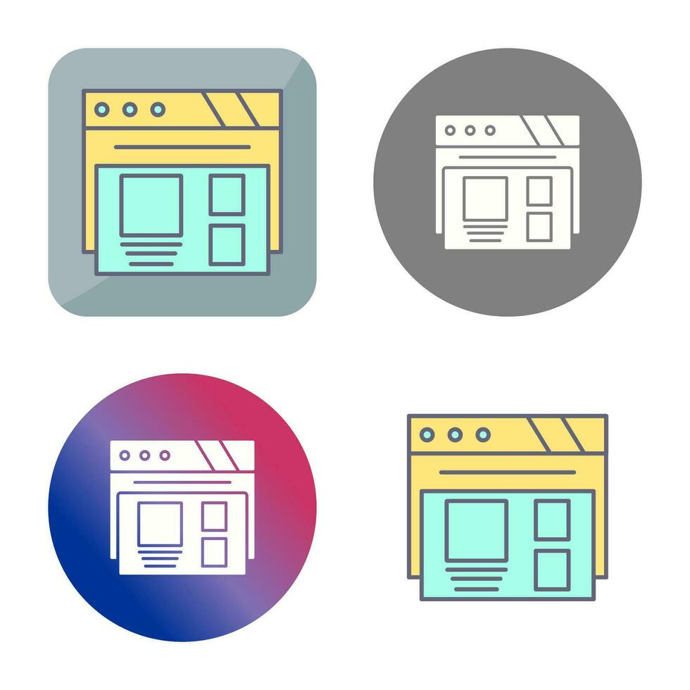 Layout Vector Icon