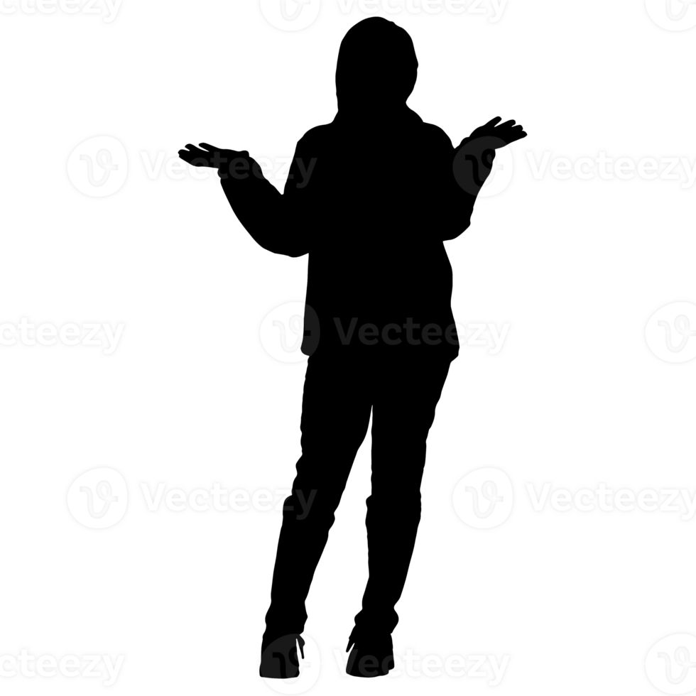 pessoas silhueta overlay. forma e formas. gráfico recurso e pano de fundo. png