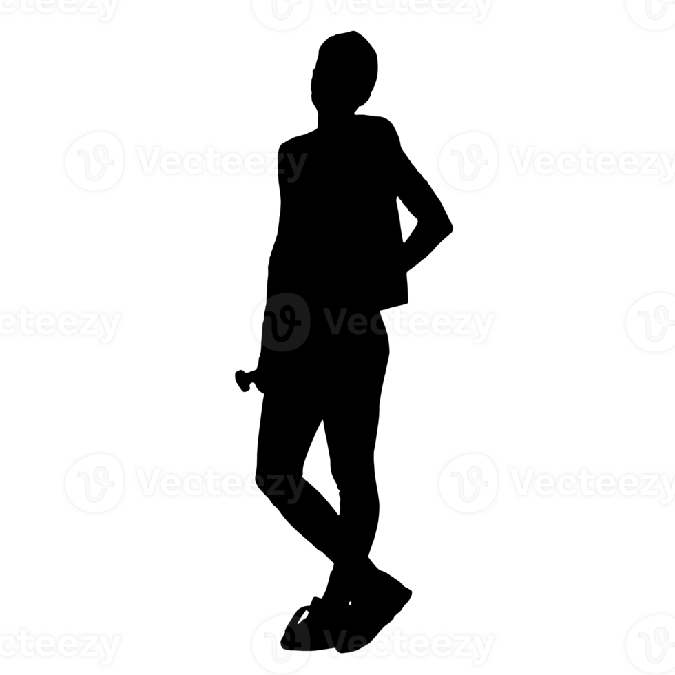 People silhouette overlay. Shape and shapes. Graphic resource and backdrop. PNG