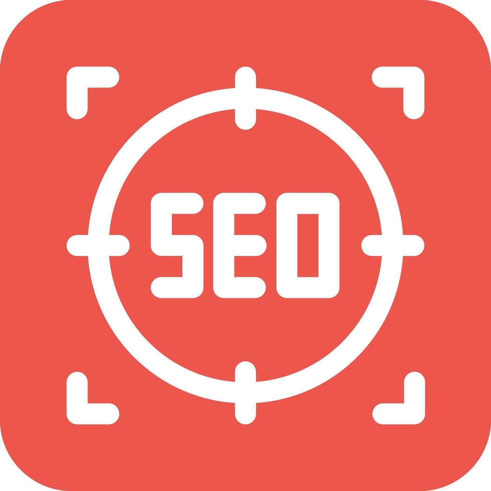 SEO Target Vector Icon