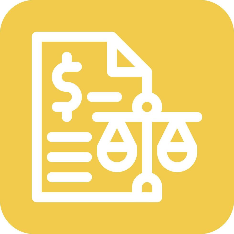 Balance Sheet Vector Icon