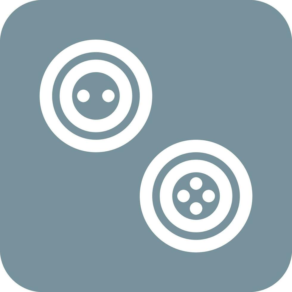 Clothing Button Vector Icon