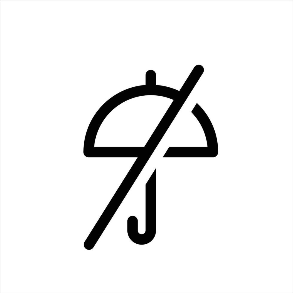 Umbrella icon vector