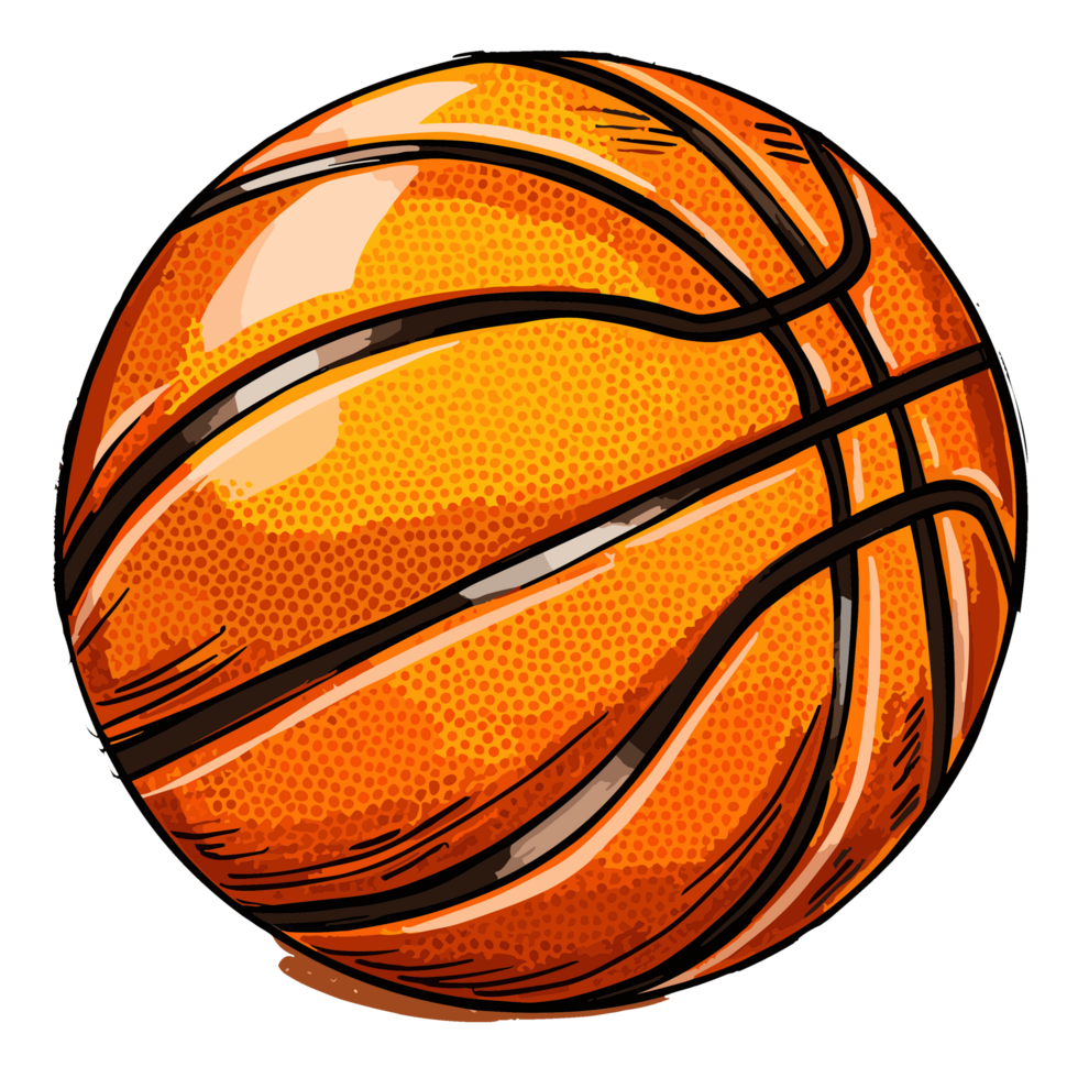 baloncesto clipart - ai generativo png