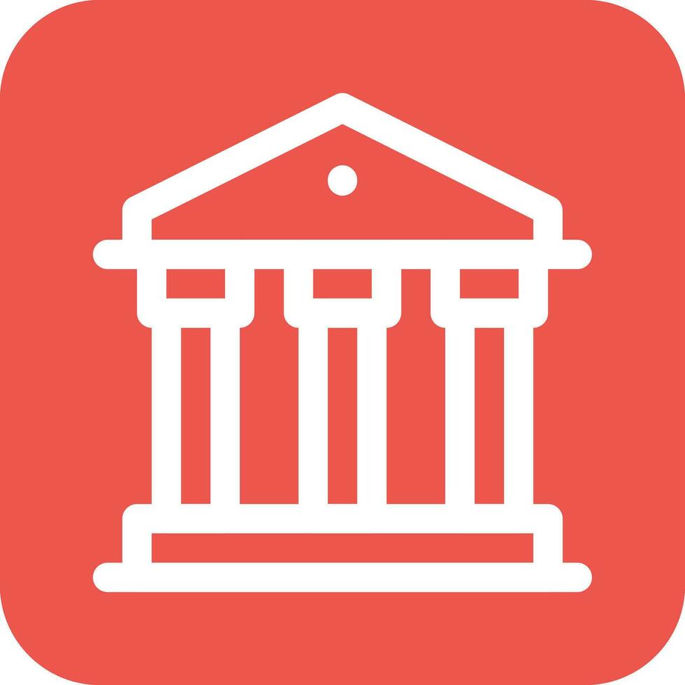 Greek Temple Vector Icon