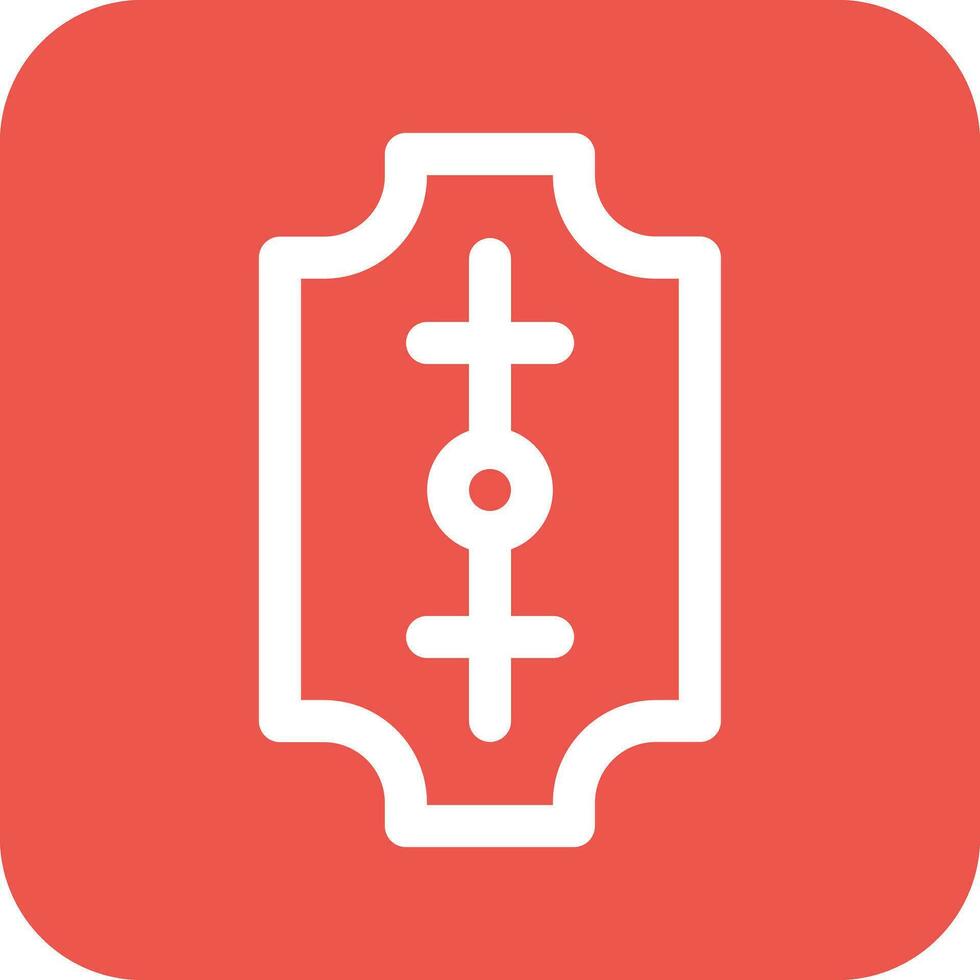 Razor Blade Vector Icon