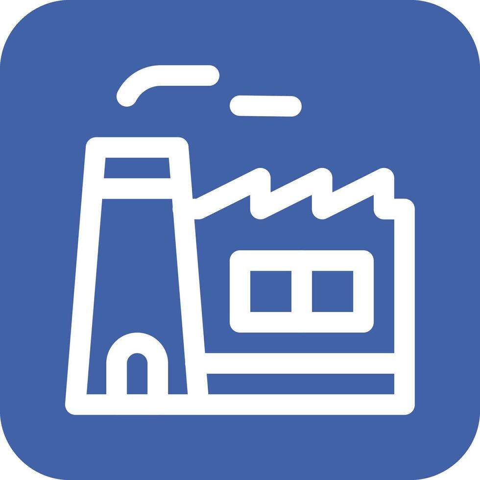 Nuclear Plant Vector Icon