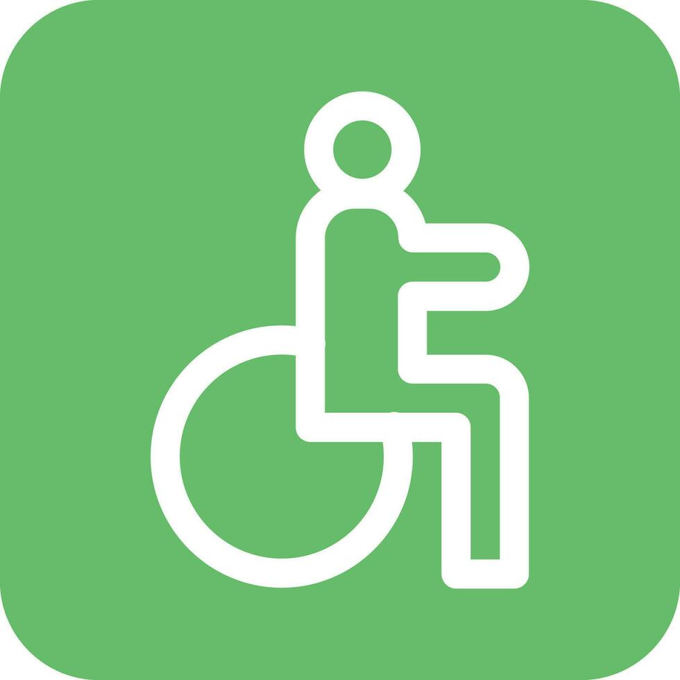 Disabled Person Vector Icon