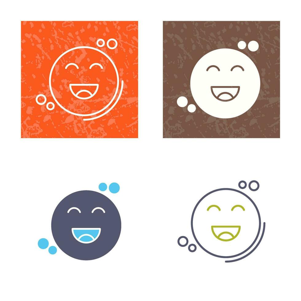 Happiness Vector Icon