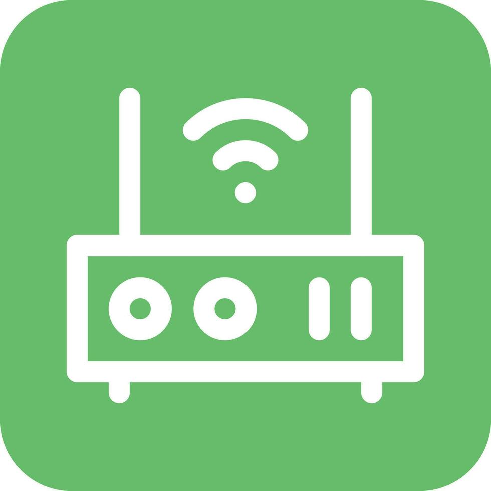 Wireless Router Vector Icon