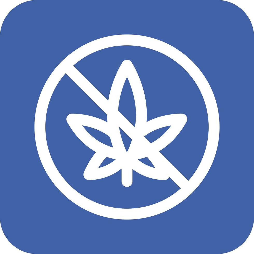 No Drugs Vector Icon