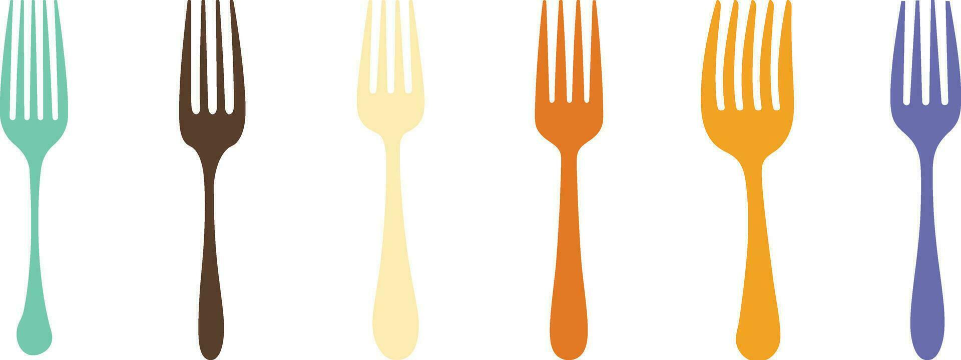 Serving Elegance Sophisticated Fork Vector Elements for Upscale Designs