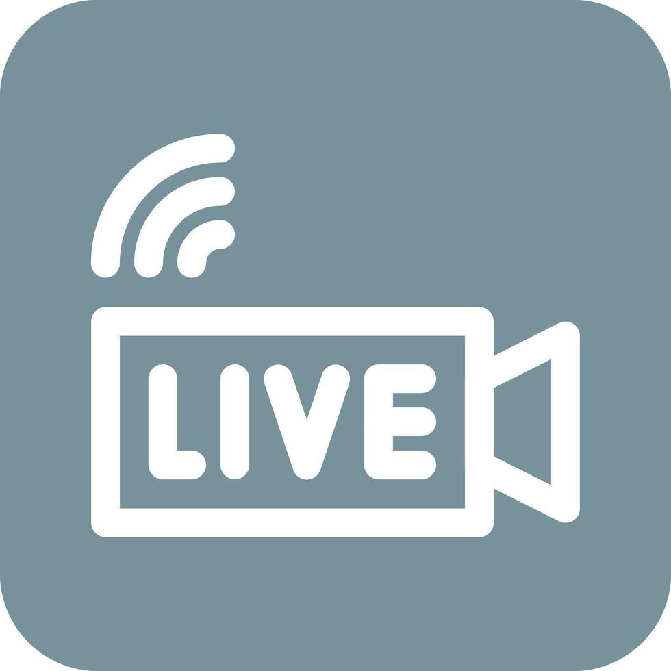 Live Broadcast Vector Icon