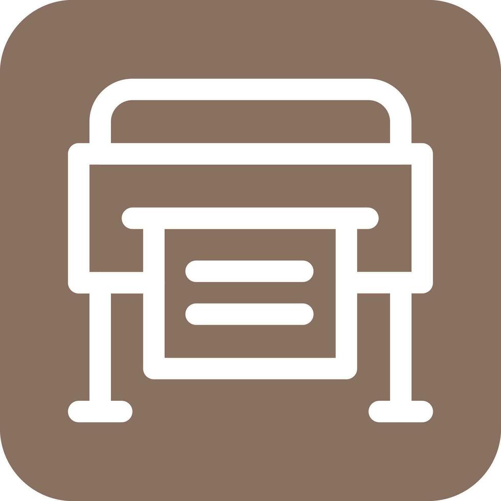 Printing Machine Vector Icon