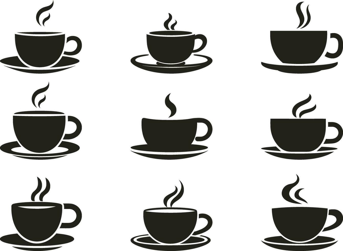 café hora vector gráficos para café tienda menús y promociones