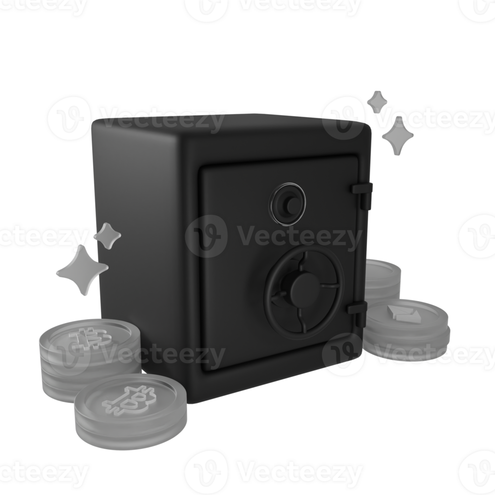 Safe Crypto NFT Illustration png