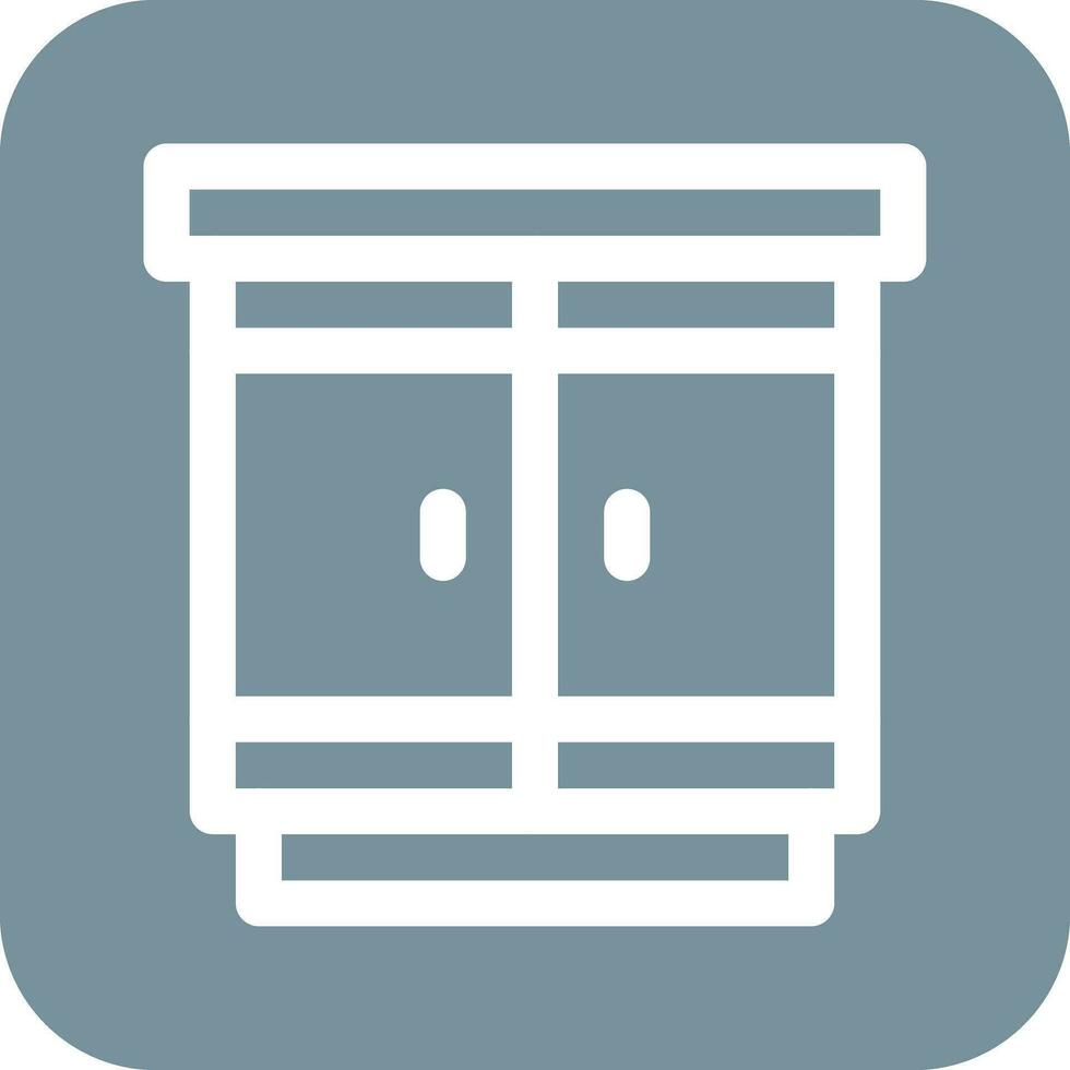 Cupboard Vector Icon