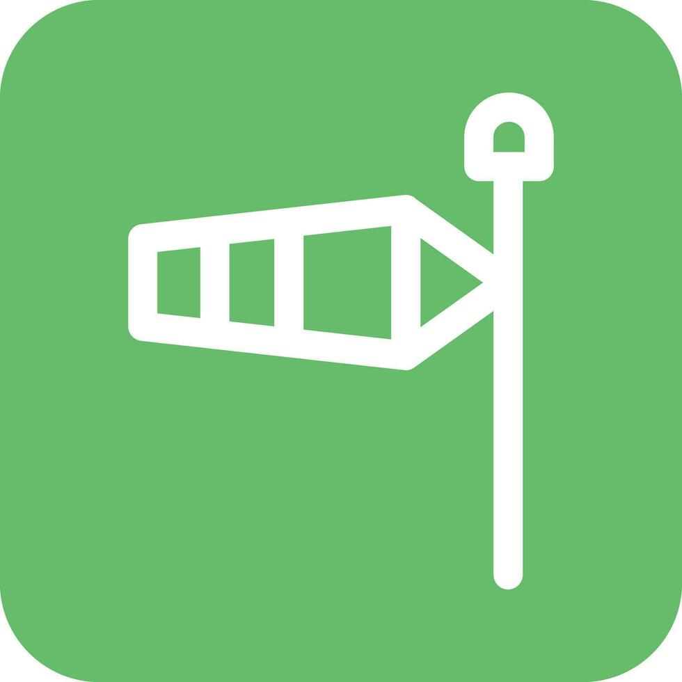 Windsock Vector Icon