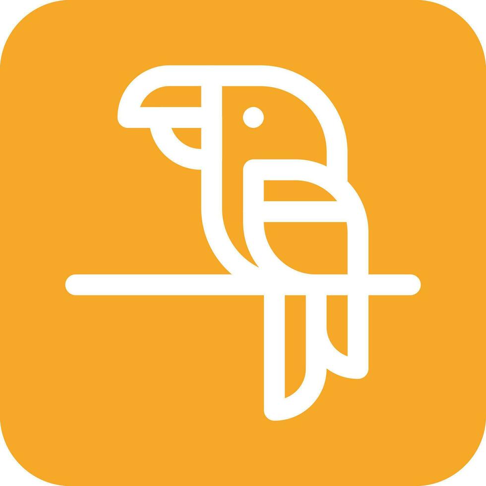 Pirate Parrot Vector Icon