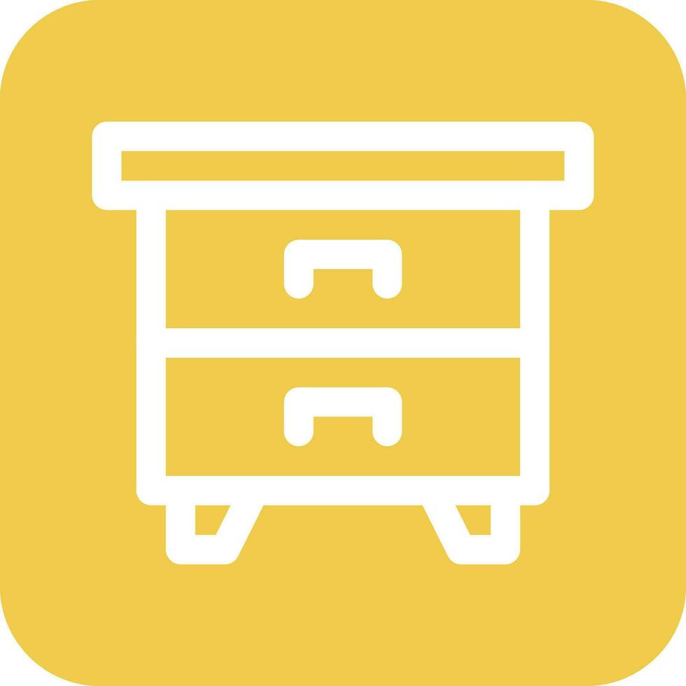 Drawer Table Vector Icon