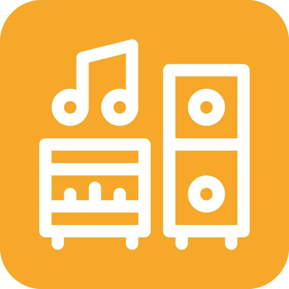 Sound System Vector Icon