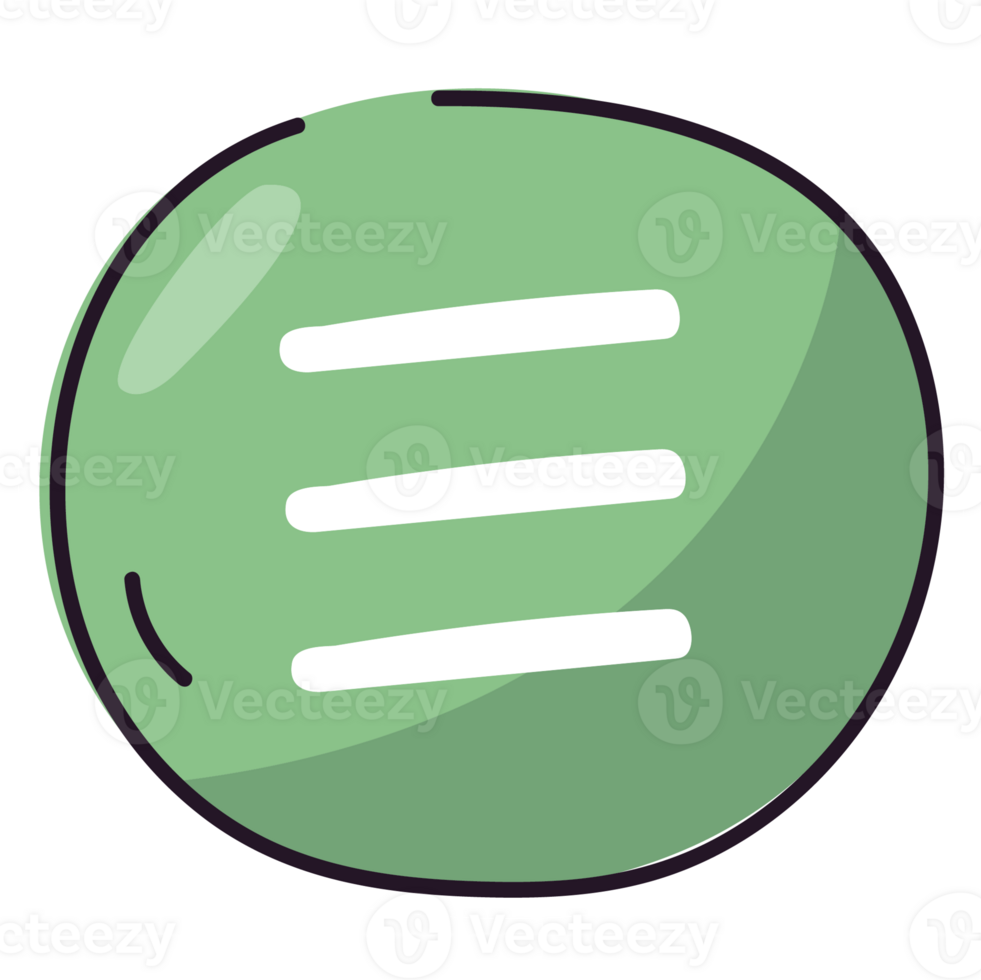 Home Button Doodle Web Element 2D Color Illustrations png