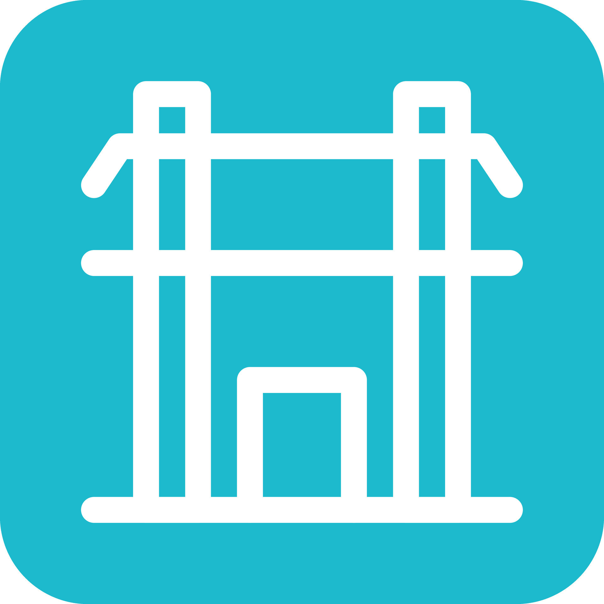 Gym Hand Bar Vector Icon 33156238 Vector Art at Vecteezy