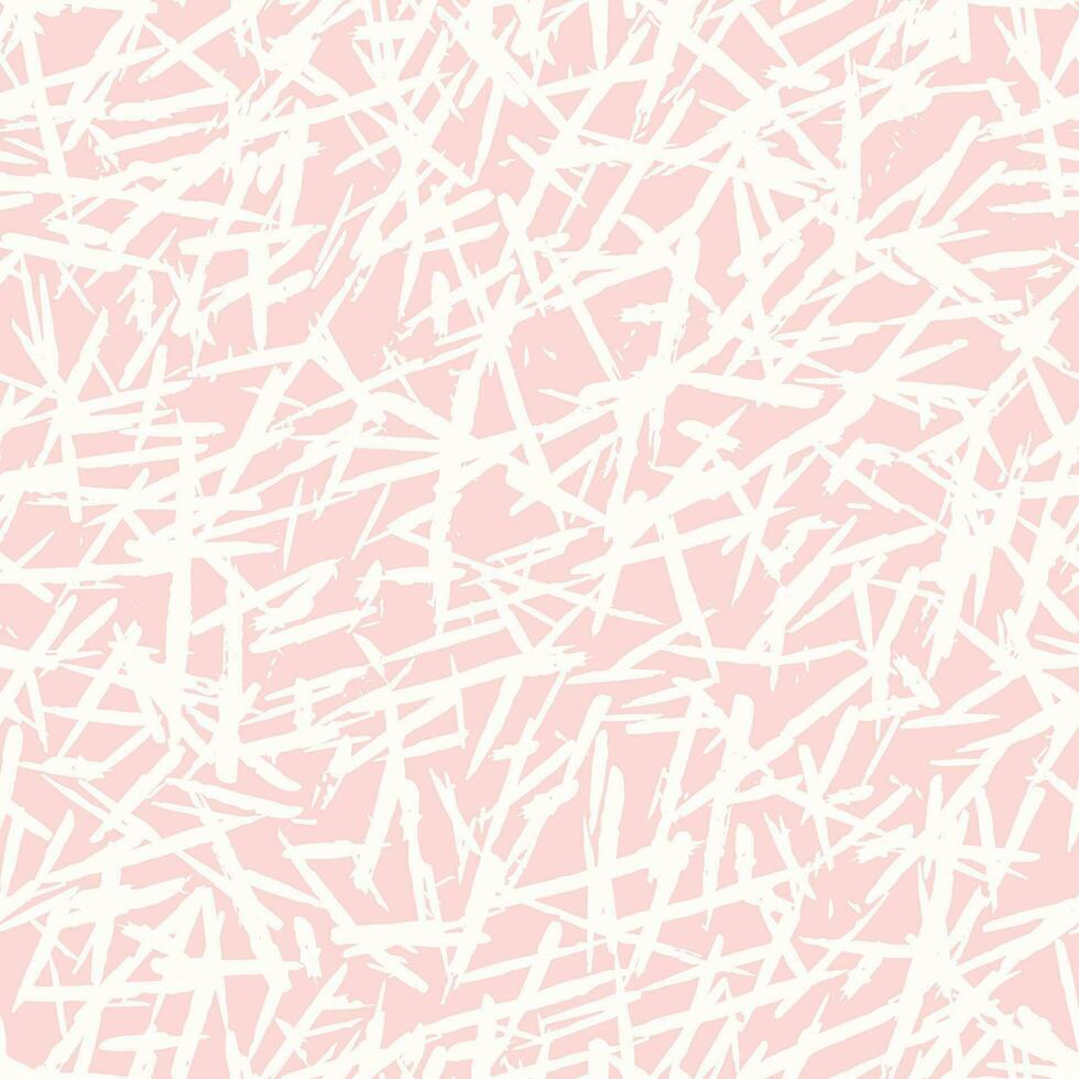 a pink and white hand drawn art texture pattern vector