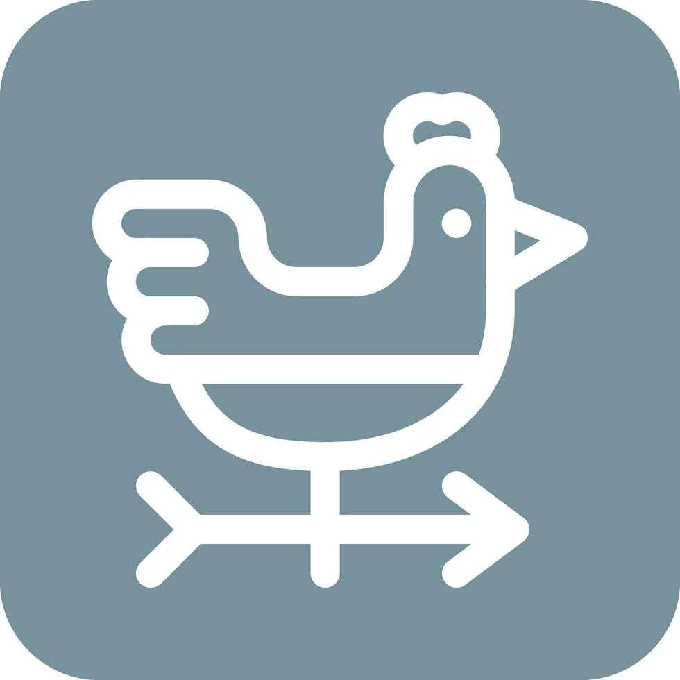 Weathercock Vector Icon