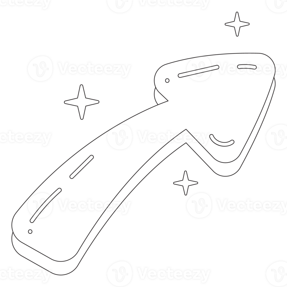 Right Idea Creative Idea 2D Outline Illustrations png