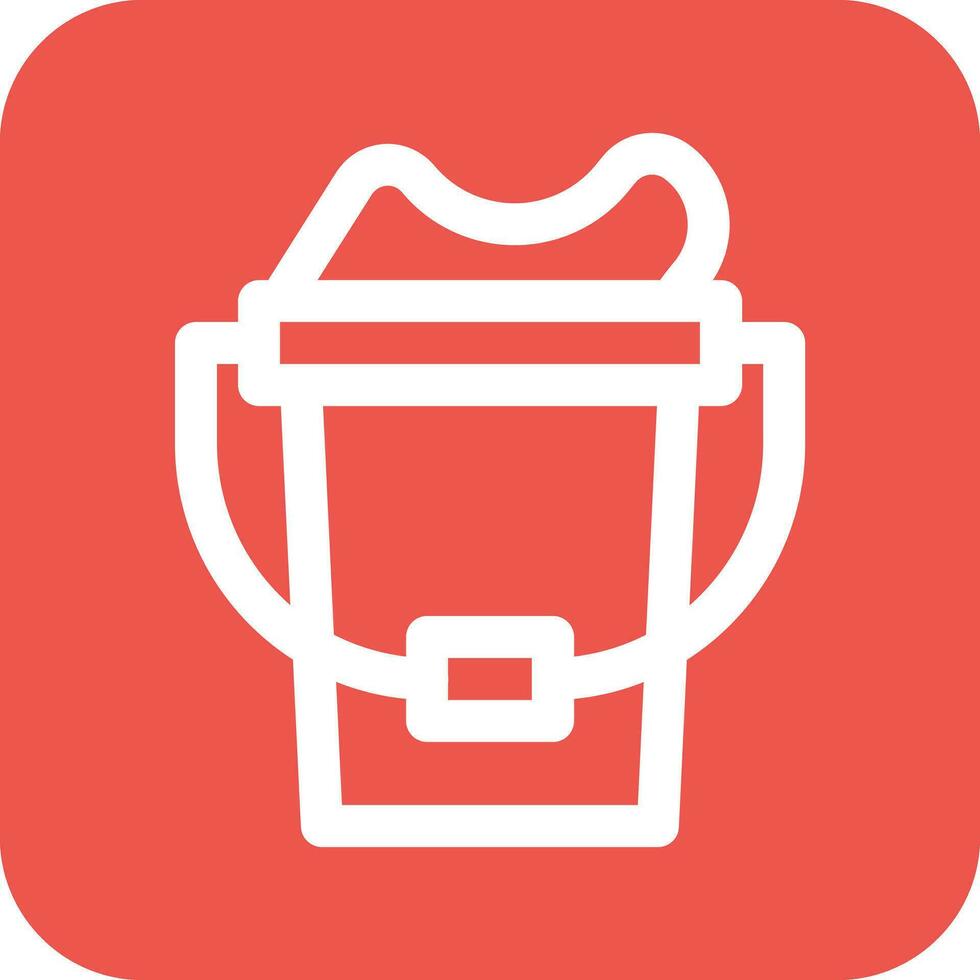 Water Bucket Vector Icon