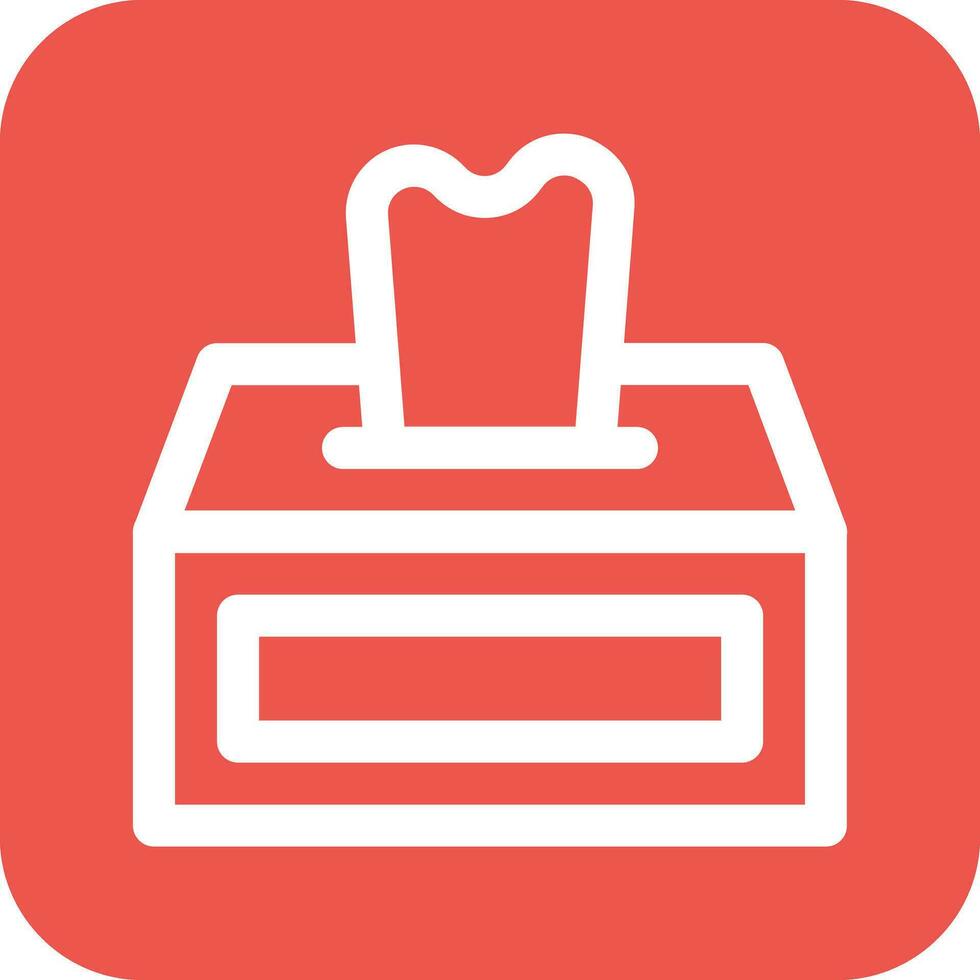 Tissue Box Vector Icon