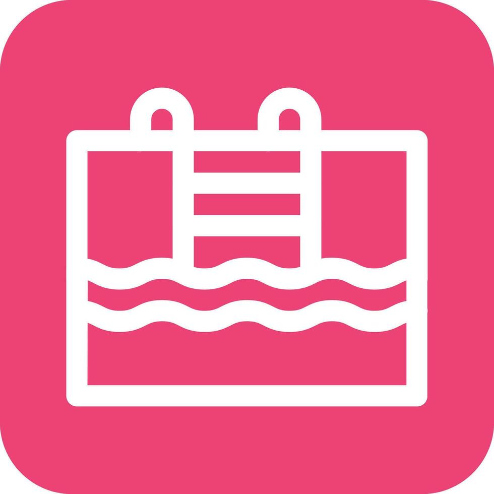 Swimming Pool Vector Icon