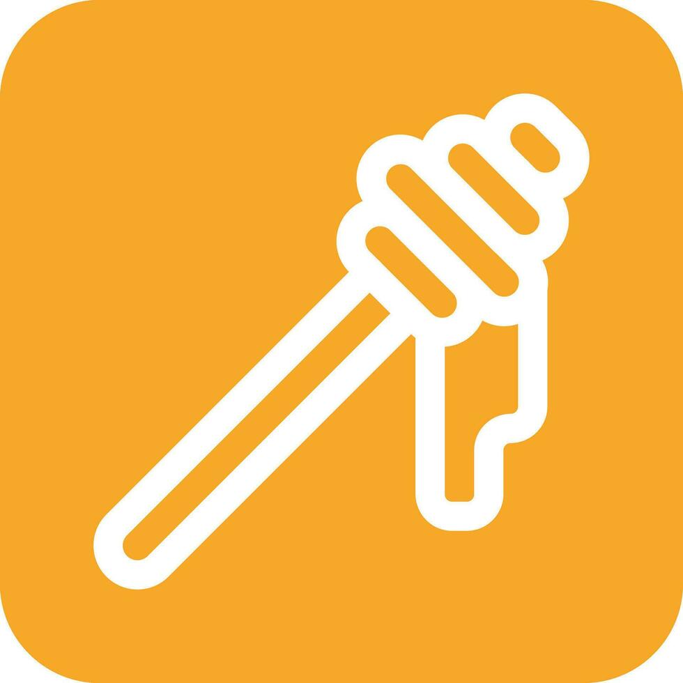 Honey Dipper Vector Icon