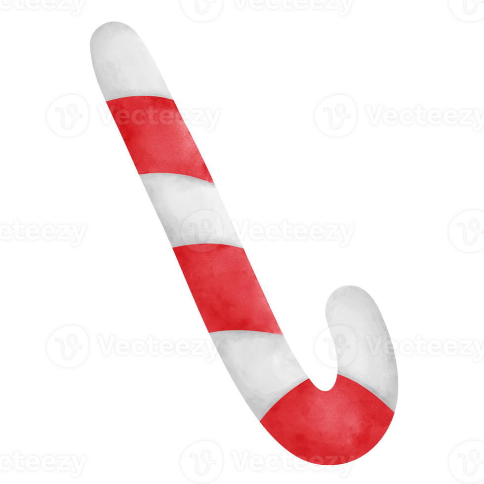 Candy Cane Watercolor png