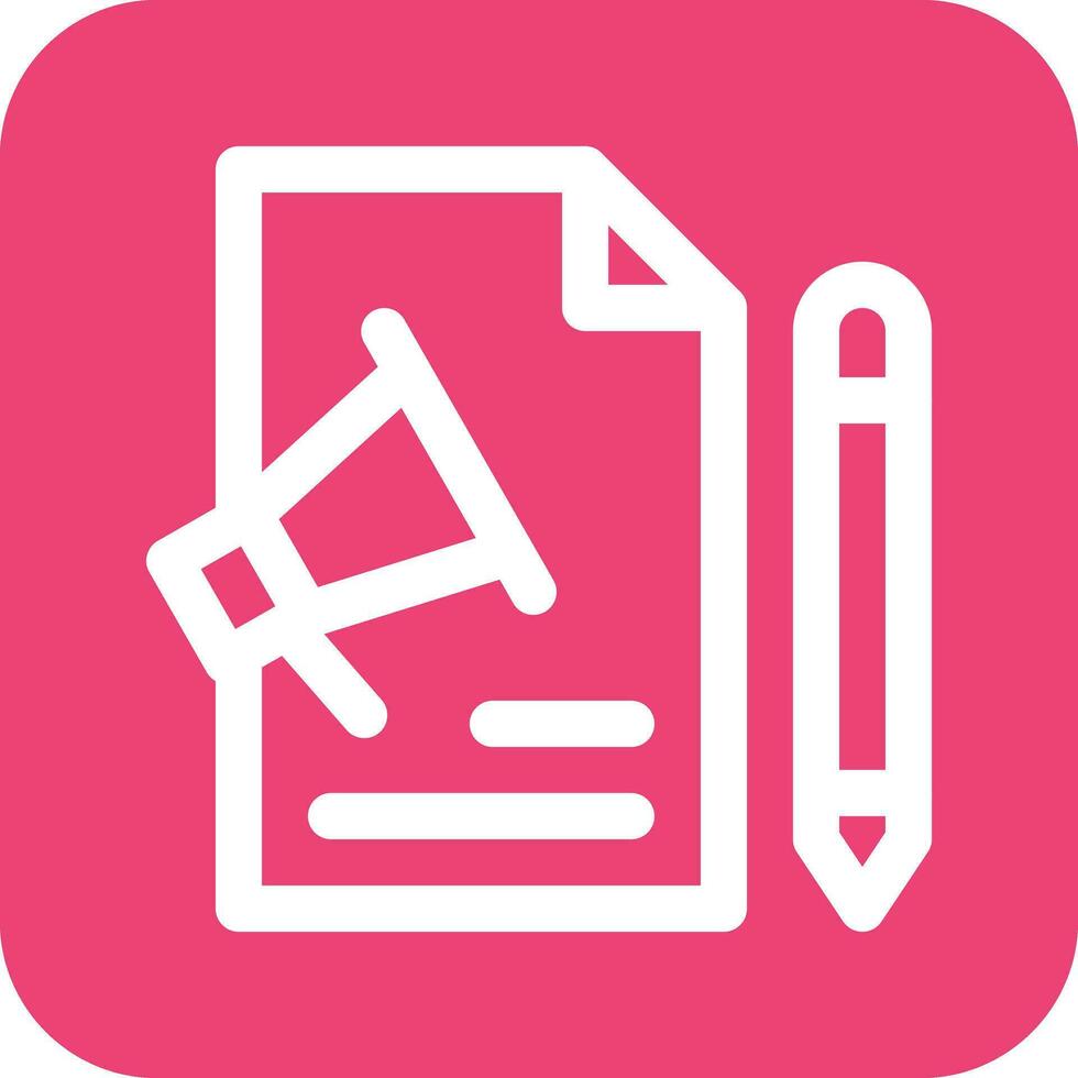 Content Marketing Vector Icon