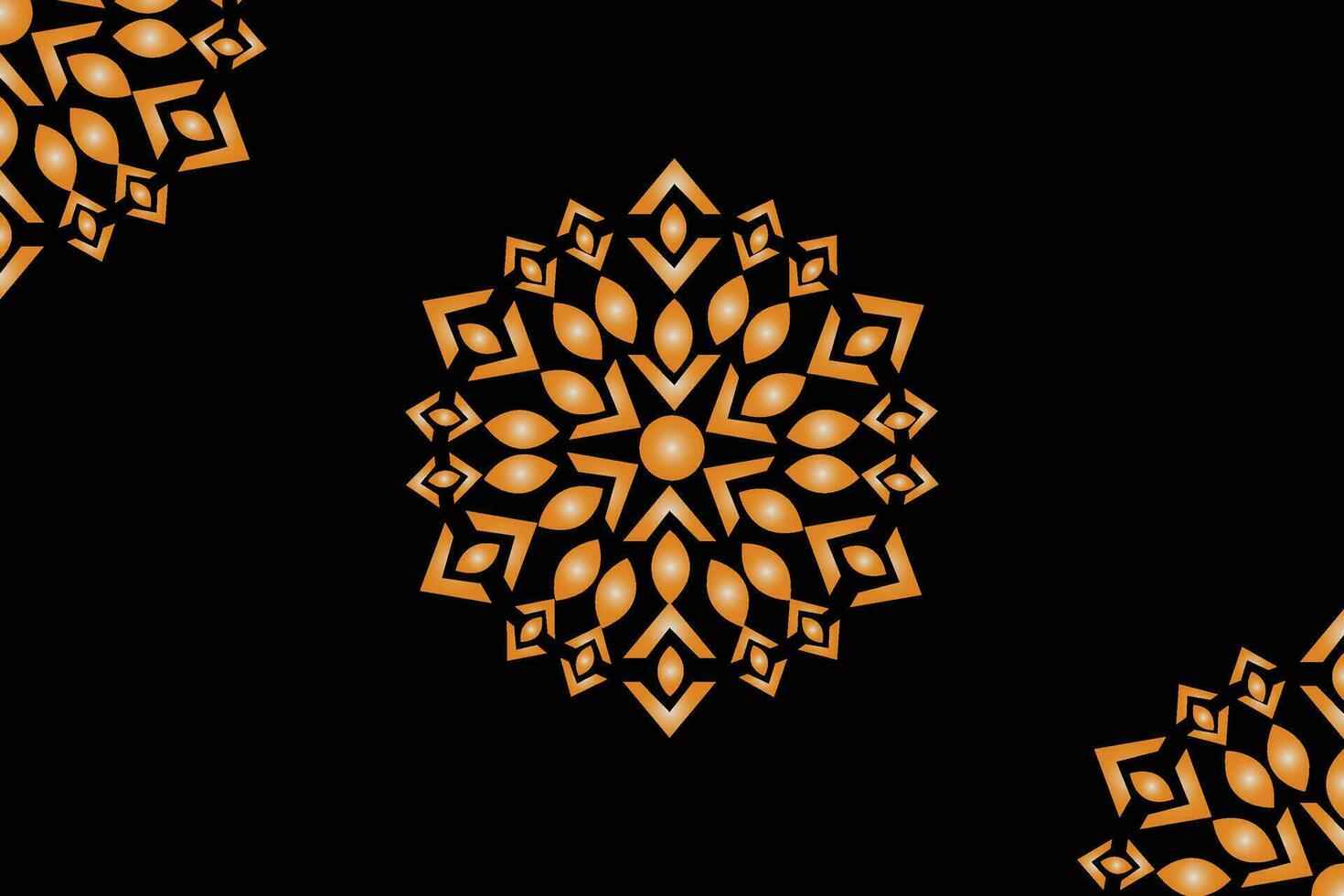 resumen mandala floral decorativo antecedentes diseño vector. vector