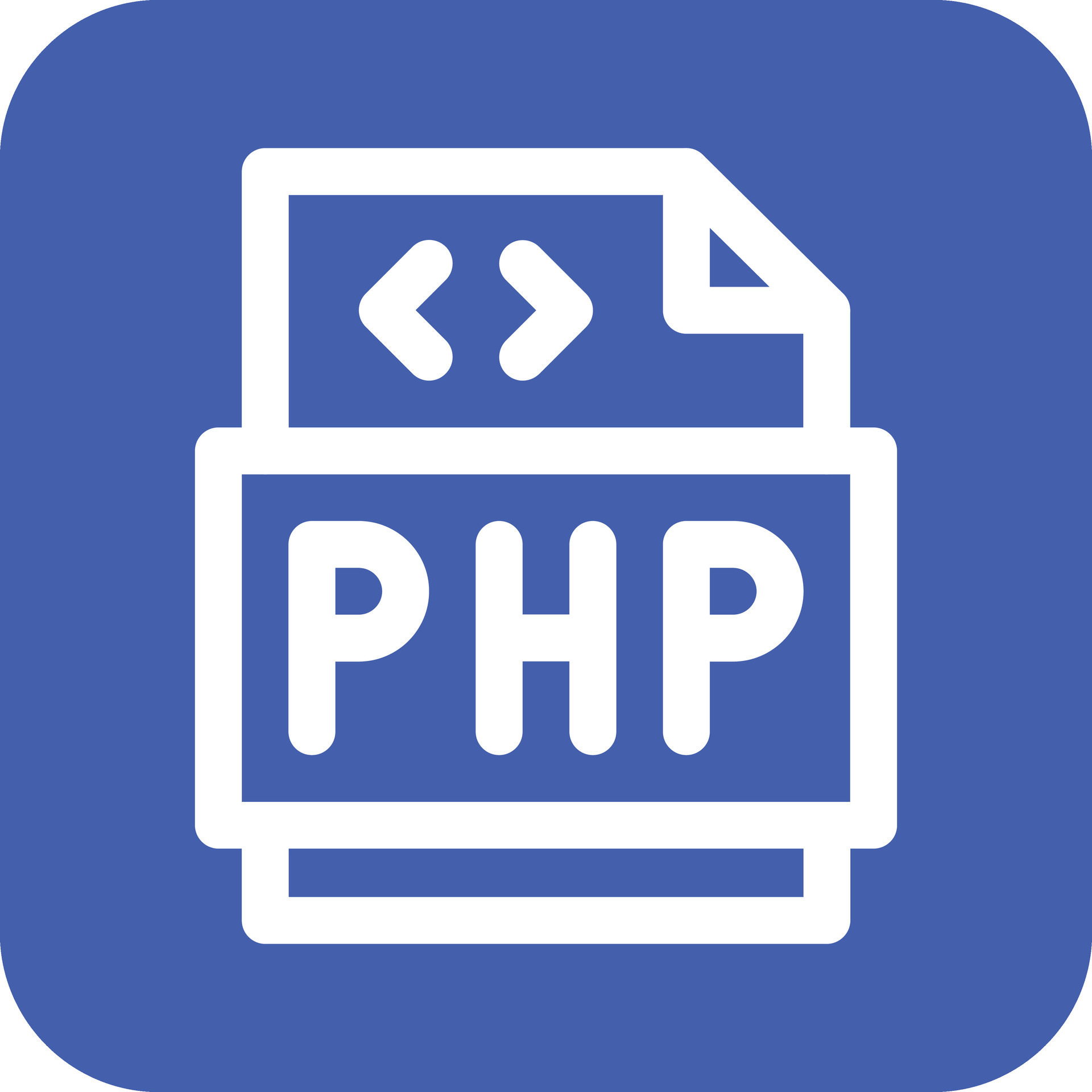 PHP File Vector Icon 33157392 Vector Art at Vecteezy