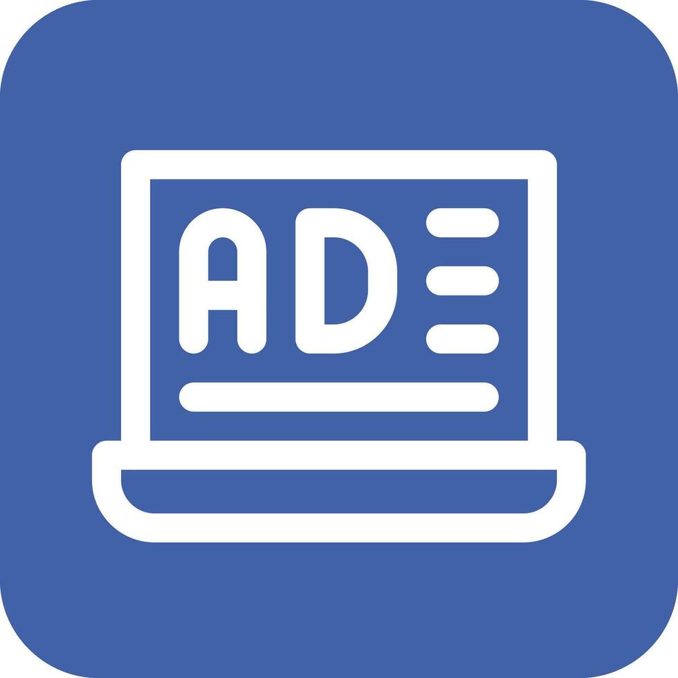 Online Ads Vector Icon