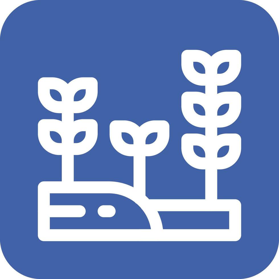 icono de vector de plantación