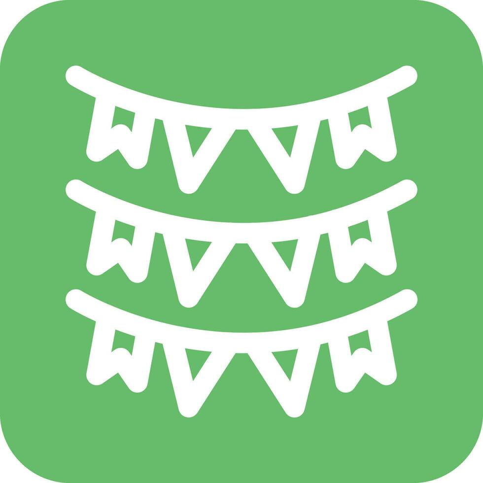Bunting Vector Icon