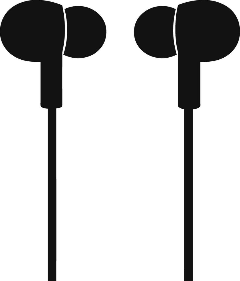 de moda cableado auricular colección de moda audio dispositivos vector