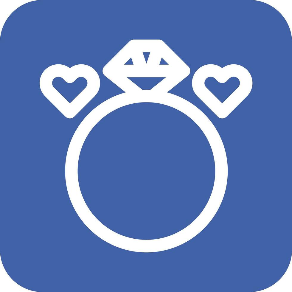 Diamond Ring Vector Icon